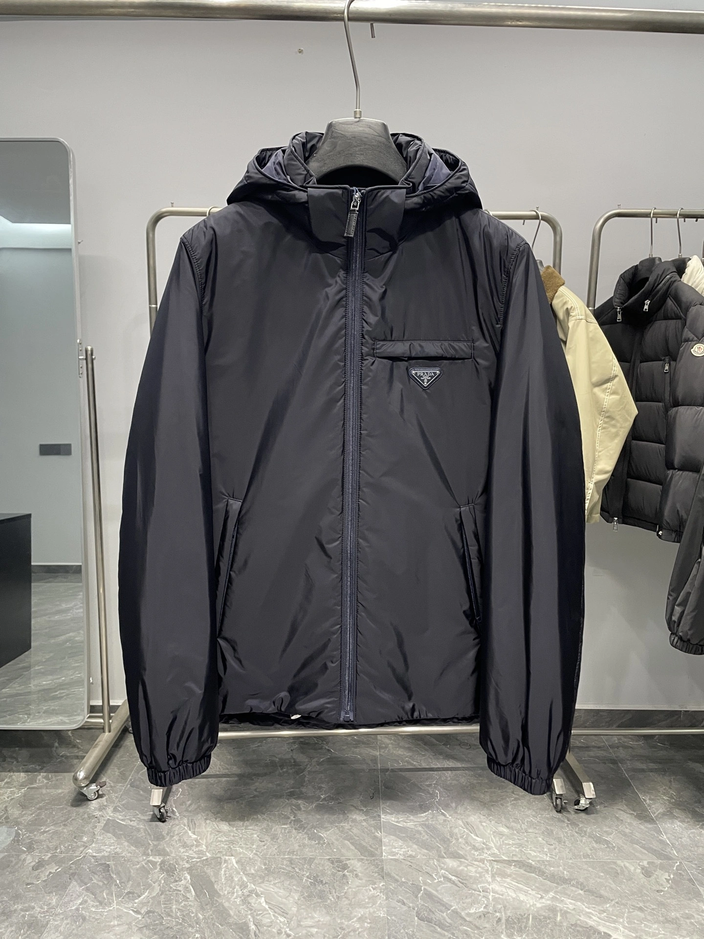wg.luxury-- Pr141 Down jacket nylon 90 white duck down 2Colour item:E-F360K1827-2